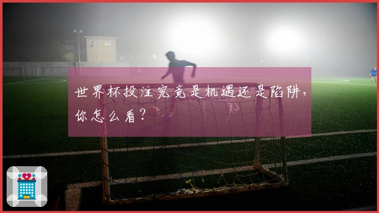 世界杯投注究竟是机遇还是陷阱，你怎么看？
