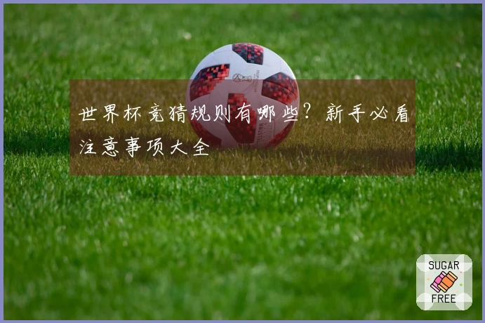 世界杯竞猜规则有哪些？新手必看注意事项大全